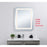 Elegant Decor Genesis 20X30" Soft Edge LED Mirror, Glossy White