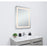 Elegant Decor Genesis 20X30" Soft Edge LED Mirror, Glossy White