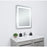 Elegant Decor Genesis 20X30" Soft Edge LED Mirror, Glossy White
