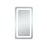Elegant Decor Genesis 20X36" Soft Edge LED Mirror, Glossy White