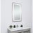 Elegant Decor Genesis 20X36" Soft Edge LED Mirror, Glossy White