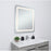 Elegant Decor Genesis 24X30" Soft Edge LED Mirror, Glossy White