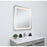 Elegant Decor Genesis 24X30" Soft Edge LED Mirror, Glossy White