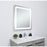 Elegant Decor Genesis 24X30" Soft Edge LED Mirror, Glossy White