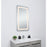 Elegant Decor Genesis 24X36" Soft Edge LED Mirror, Glossy White