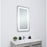 Elegant Decor Genesis 24X36" Soft Edge LED Mirror, Glossy White
