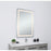 Elegant Decor Genesis 24X40" Soft Edge LED Mirror, Glossy White