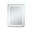 Elegant Decor Genesis 27X36" Soft Edge LED Mirror, Glossy White