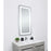 Elegant Decor Genesis 27X40" Soft Edge LED Mirror, Glossy White