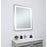 Elegant Decor Genesis 30X36" Soft Edge LED Mirror, Glossy White