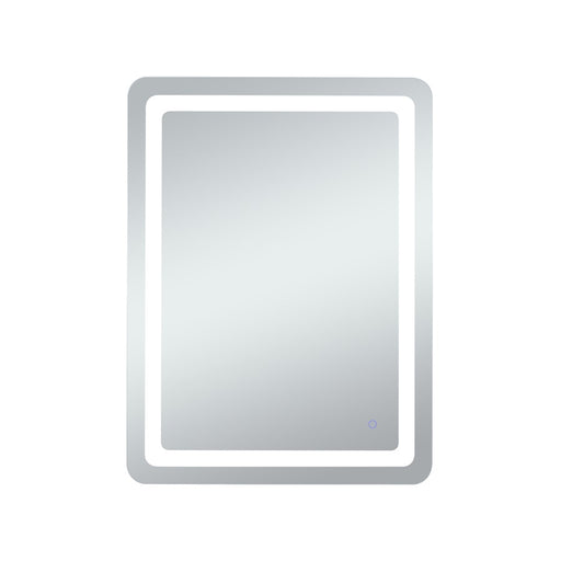 Elegant Decor Genesis 30X40" Soft Edge LED Mirror, Glossy White