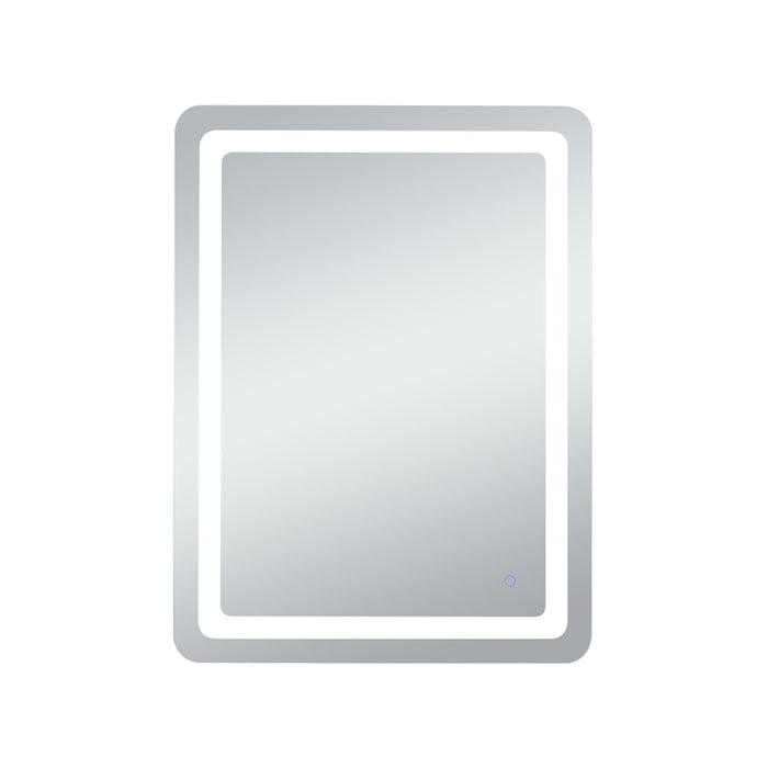 Elegant Decor Genesis 30X40" Soft Edge LED Mirror, Glossy White