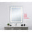 Elegant Decor Genesis 30X40" Soft Edge LED Mirror, Glossy White