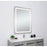 Elegant Decor Genesis 30X40" Soft Edge LED Mirror, Glossy White