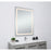 Elegant Decor Genesis 30X40" Soft Edge LED Mirror, Glossy White