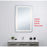 Elegant Decor Genesis 30X48" Soft Edge LED Mirror, Glossy White