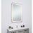 Elegant Decor Genesis 30X48" Soft Edge LED Mirror, Glossy White