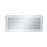 Elegant Decor Genesis 30X72" Soft Edge LED Mirror, Glossy White