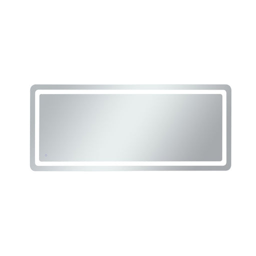 Elegant Decor Genesis 30X72" Soft Edge LED Mirror, Glossy White