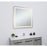 Elegant Decor Genesis 36X36" Soft Edge LED Mirror, Glossy White
