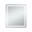 Elegant Decor Genesis 36X40" Soft Edge LED Mirror, Glossy White
