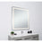Elegant Decor Genesis 36X40" Soft Edge LED Mirror, Glossy White