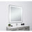 Elegant Decor Genesis 36X40" Soft Edge LED Mirror, Glossy White