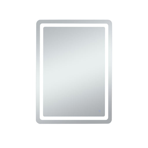 Elegant Decor Genesis 36X48" Soft Edge LED Mirror, Glossy White