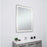 Elegant Decor Genesis 36X48" Soft Edge LED Mirror, Glossy White