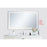 Elegant Decor Genesis 36X60" Soft Edge LED Mirror, Glossy White
