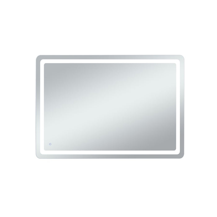 Elegant Decor Genesis 42X60" Soft Edge LED Mirror, Glossy White