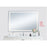 Elegant Decor Genesis 42X60" Soft Edge LED Mirror, Glossy White