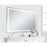 Elegant Decor Genesis 42X60" Soft Edge LED Mirror, Glossy White