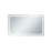 Elegant Decor Genesis 42X72" Soft Edge LED Mirror, Glossy White