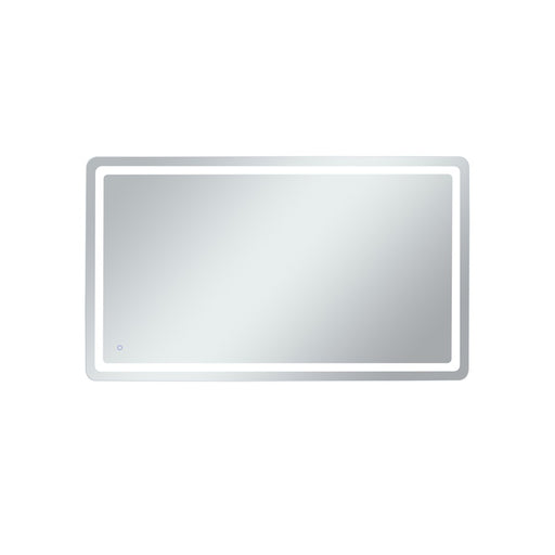 Elegant Decor Genesis 42X72" Soft Edge LED Mirror, Glossy White