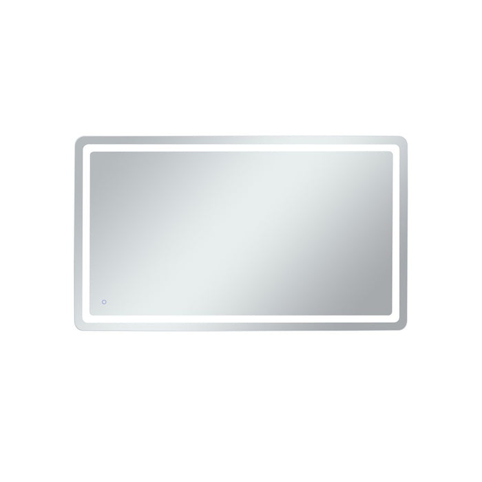 Elegant Decor Genesis 42X72" Soft Edge LED Mirror, Glossy White