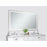 Elegant Decor Genesis 42X72" Soft Edge LED Mirror, Glossy White