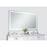 Elegant Decor Genesis 42X72" Soft Edge LED Mirror, Glossy White