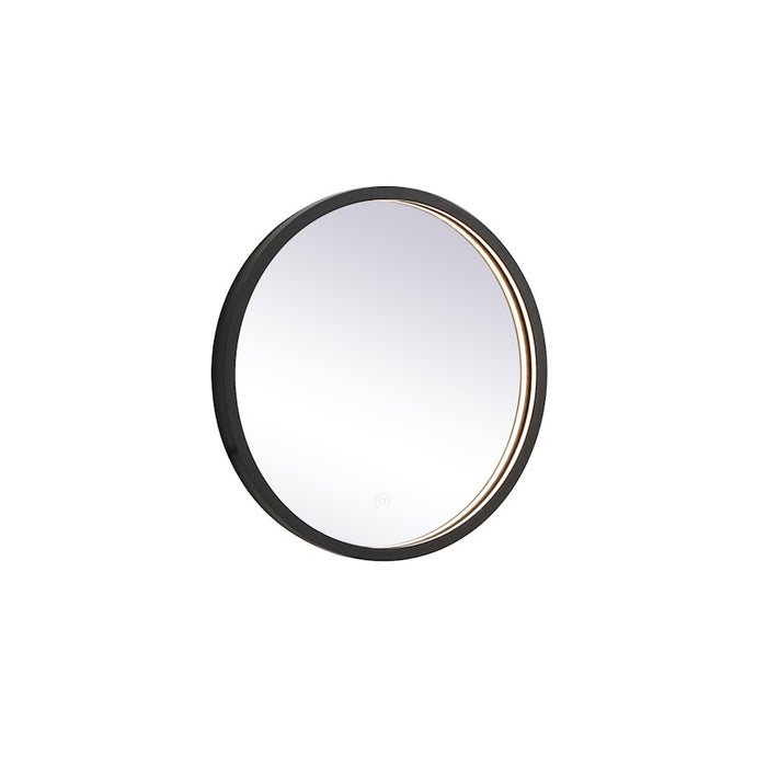 Elegant Decor Pier 18" LED Mirror/3000K/4200K/6400K, Black