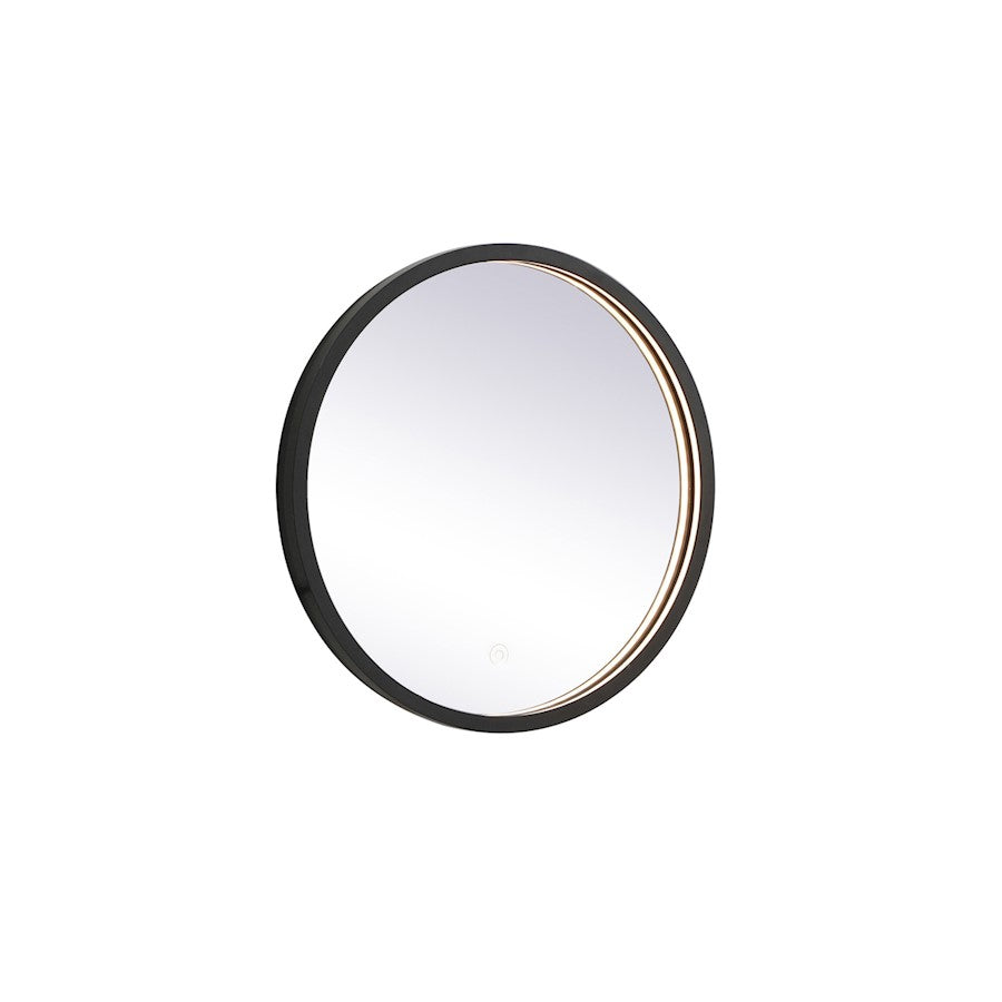 Elegant Decor Pier 18" LED Mirror/3000K/4200K/6400K, Black