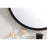 Elegant Decor Pier 18" LED Mirror/3000K/4200K/6400K, Black