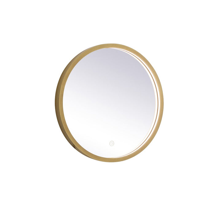 Elegant Decor Pier 18" LED Mirror/3000K/4200K/6400K, Brass