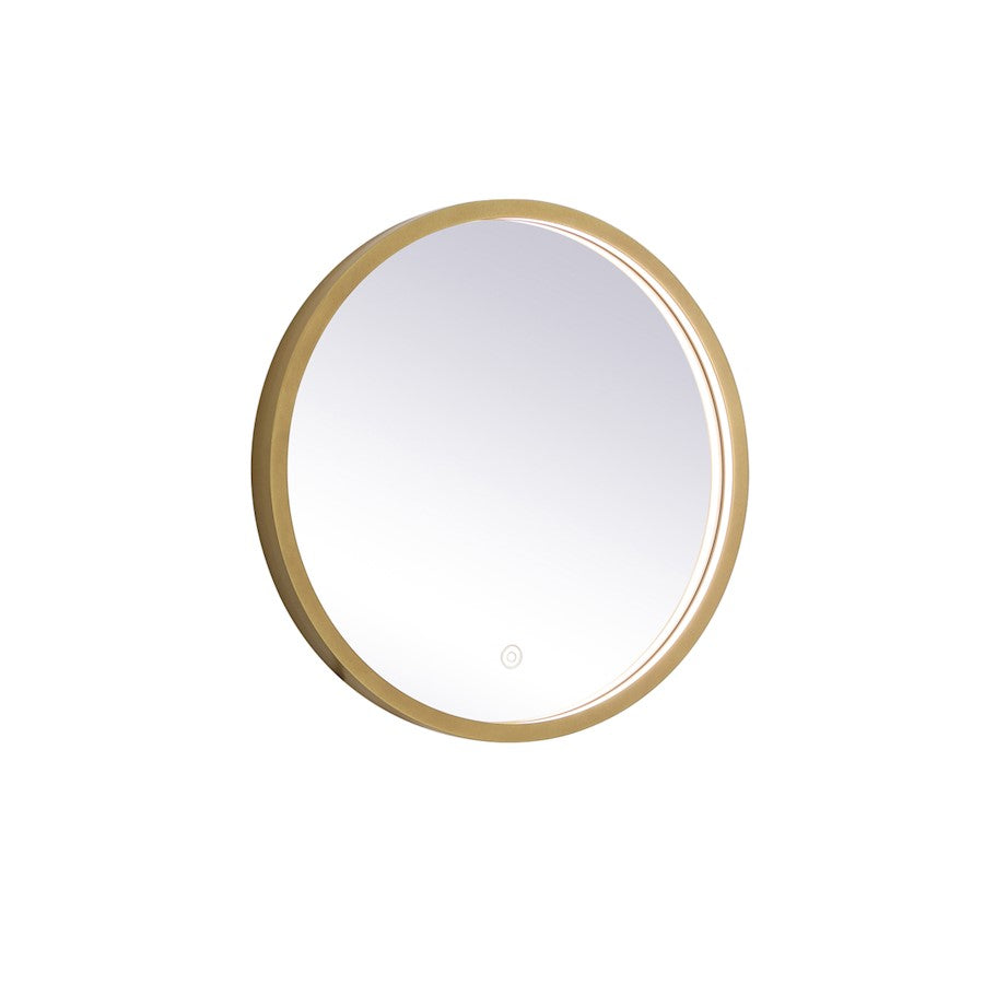 Elegant Decor Pier 18" LED Mirror/3000K/4200K/6400K, Brass