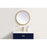Elegant Decor Pier 18" LED Mirror/3000K/4200K/6400K, Brass