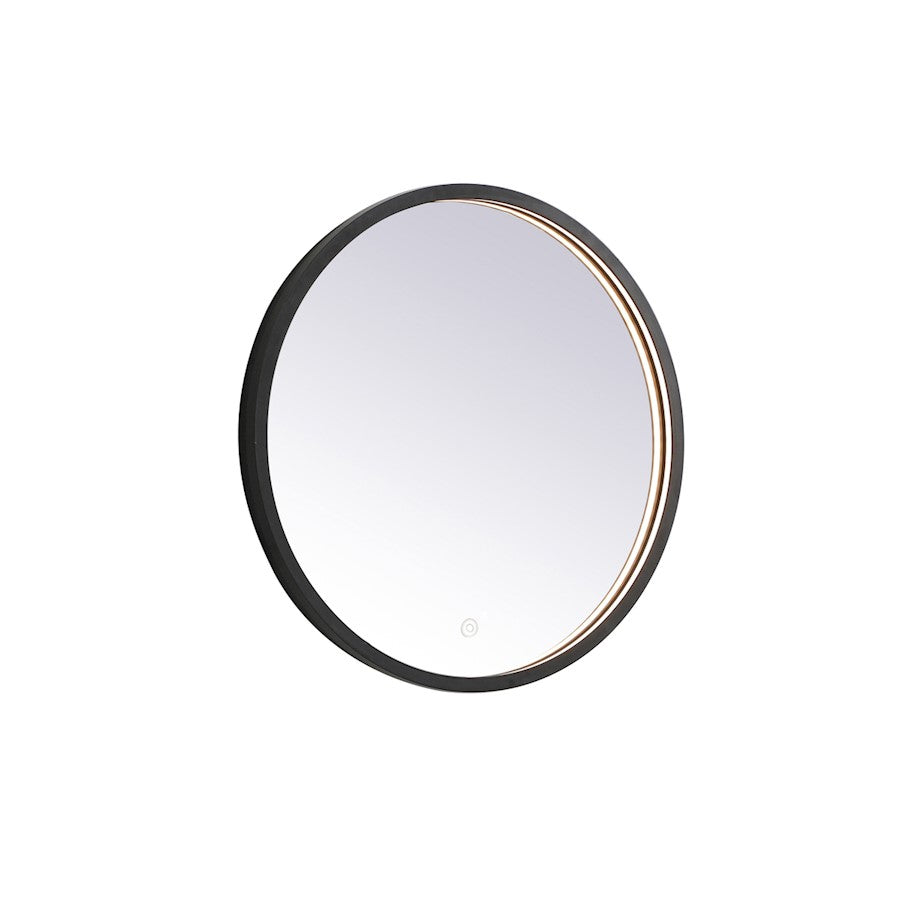 Elegant Decor Pier 21" LED Mirror/3000K/4200K/6400K, Black