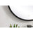 Elegant Decor Pier 21" LED Mirror/3000K/4200K/6400K, Black