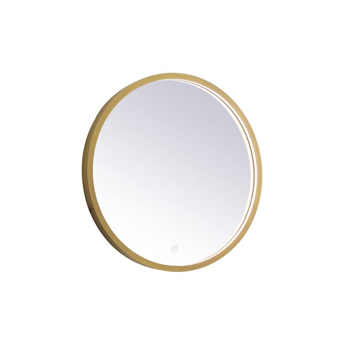 Elegant Decor Pier 21" LED Mirror/3000K/4200K/6400K, Brass