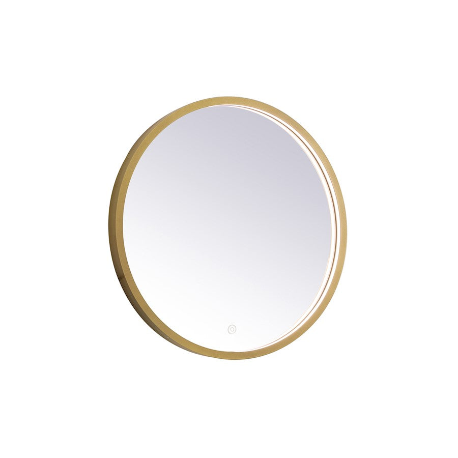Elegant Decor Pier 21" LED Mirror/3000K/4200K/6400K, Brass