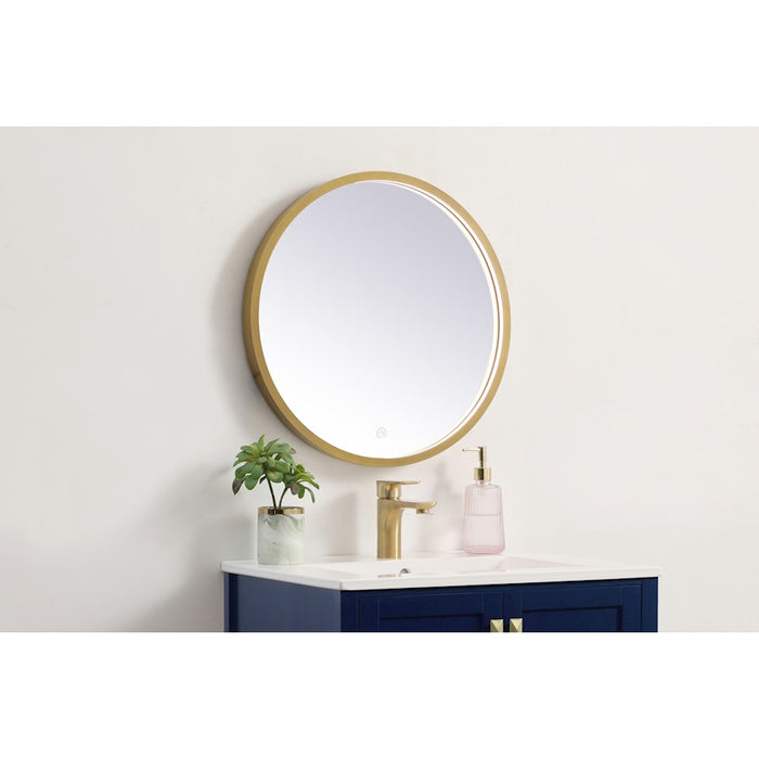 Elegant Decor Pier 21" LED Mirror/3000K/4200K/6400K, Brass