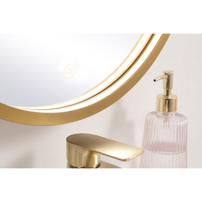 Elegant Decor Pier 21" LED Mirror/3000K/4200K/6400K, Brass